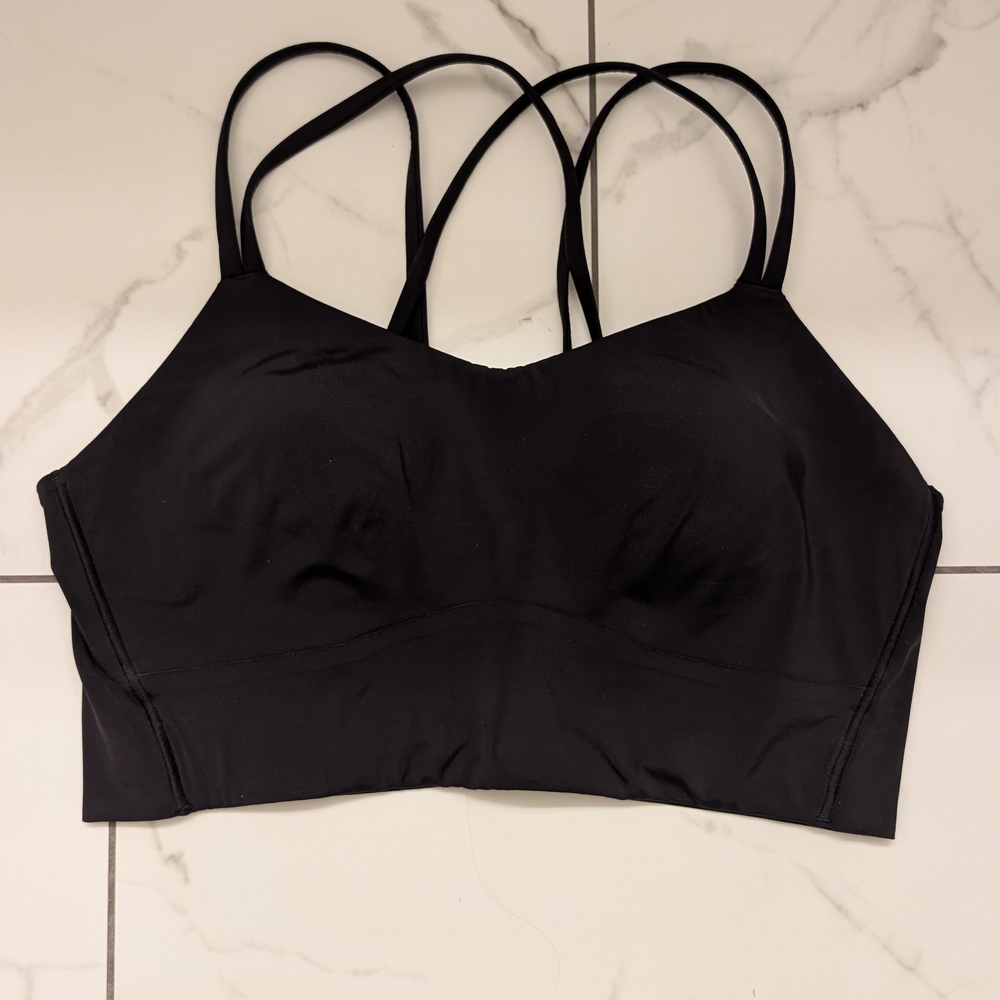 Black Strappy Women's Bralette